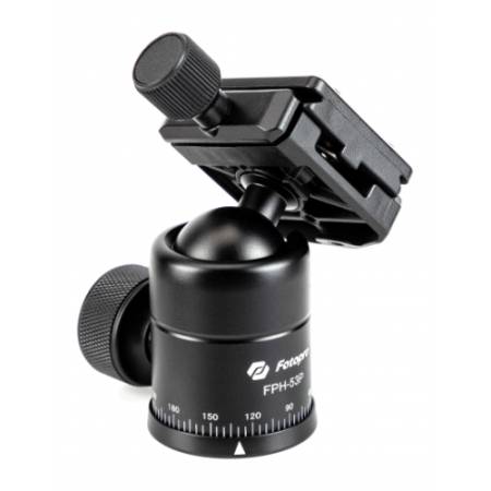 Fotopro M-5 mini 2 - zestaw, mały statyw fotograficzny Alu + głowica kulowa FPH-53P - głowica